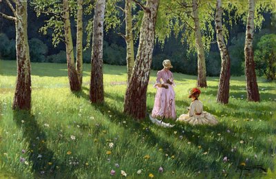 Due donne in un bosco da Eugeniusz Wrzeszcz